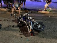 ciclista-fica-ferido-apos-atravessar-avenida-e-bater-contra-motocicleta,-em-boa-vista